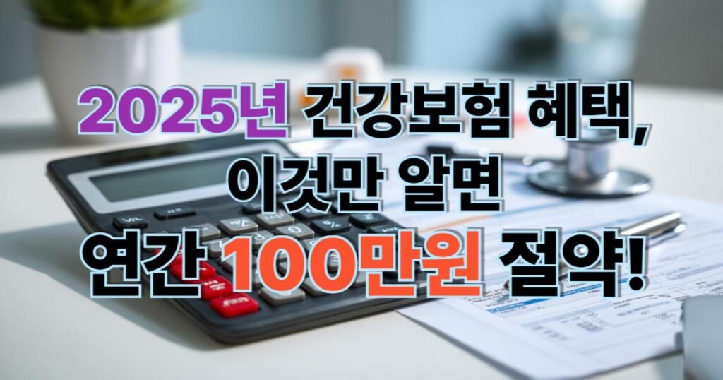 2025년 의료비 절약 가이드 메인 이미지 